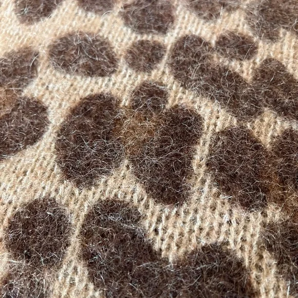 Sezane Brown Leopard Print Sweater - Picture 4 of 7